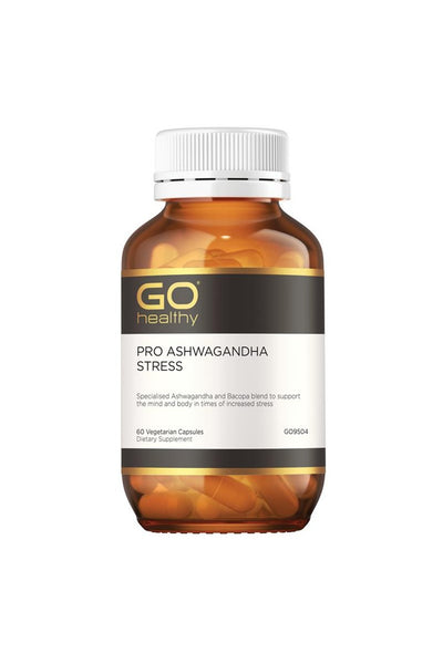 GO PRO Ashwagandha Stress VCaps 60s - Life Pharmacy St Lukes