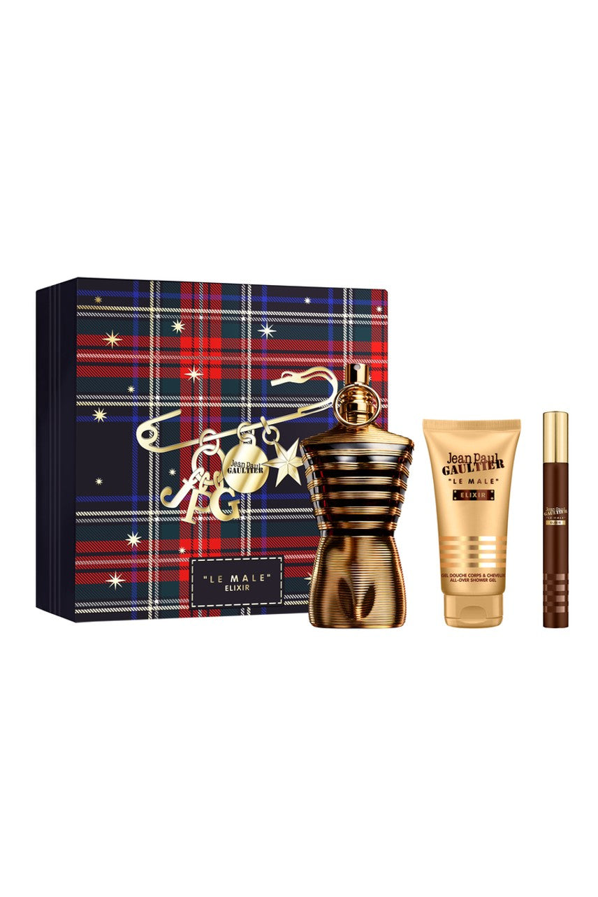 Jean Paul Gaultier Le Male Elixir 125ml Gift Set 3pcs