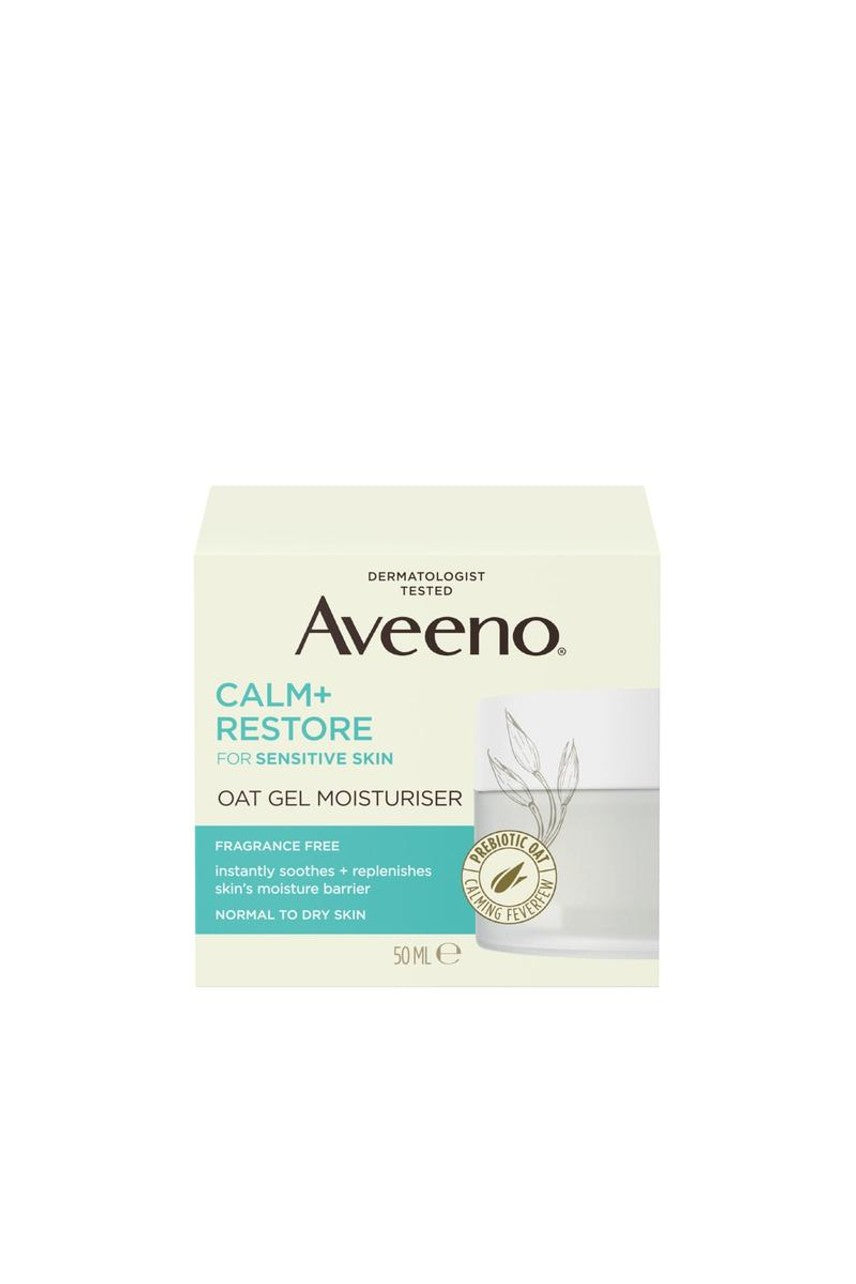 Aveeno Calm + Restore Oat Gel Moisturiser 50ml - Life Pharmacy St Lukes