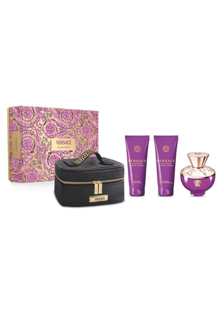 Versace Dylan Purple Pour Femme 100ml EDP Gift Set 4pcs - Life Pharmacy St Lukes