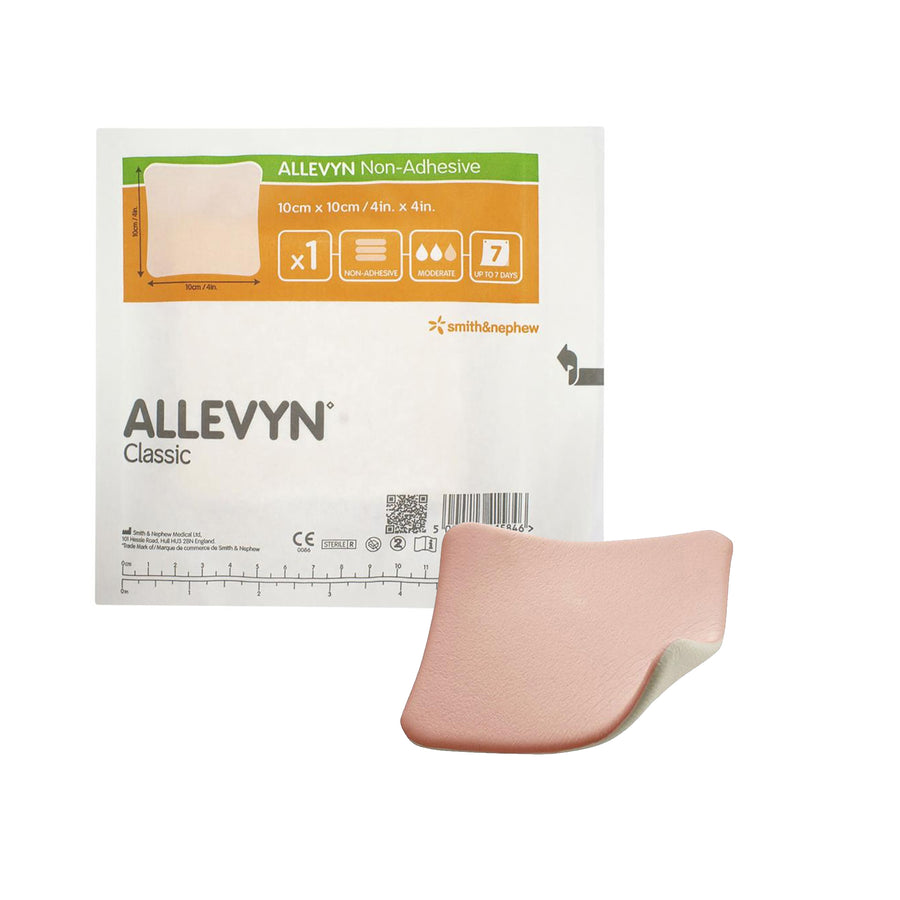 ALLEVYN Non-Adhesive 10cm x 10cm Single Dressing
