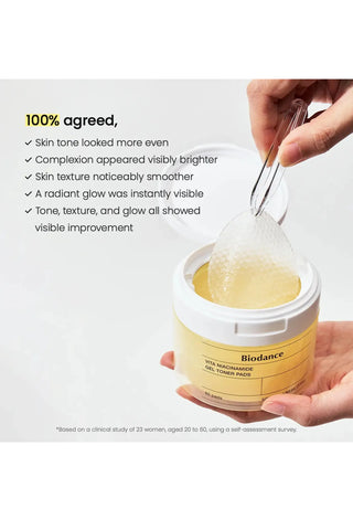 BIODANCE Vita Niacin Gel Toner Pads 60 Pads - Life Pharmacy St Lukes