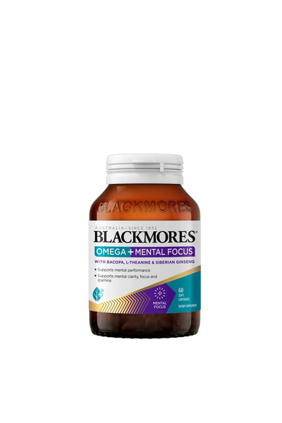 BLACKMORES Omega + Mental Focus 60s - Life Pharmacy St Lukes