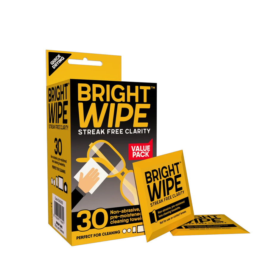 BRIGHTWIPE Lens Cleaner 30pk
