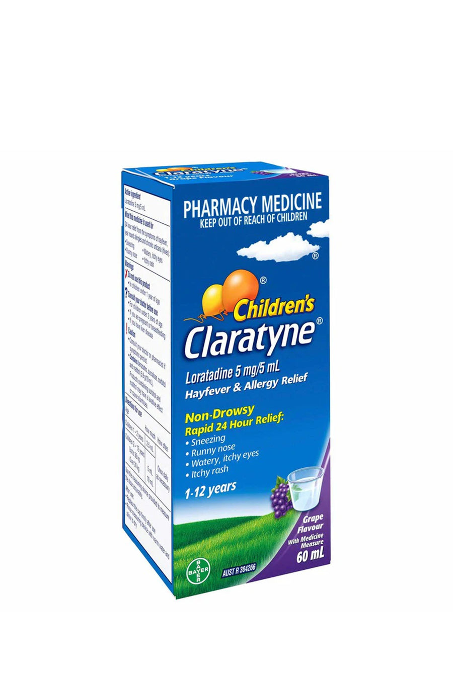 CLARATYNE Child Syrup Grape 60ml - Life Pharmacy St Lukes