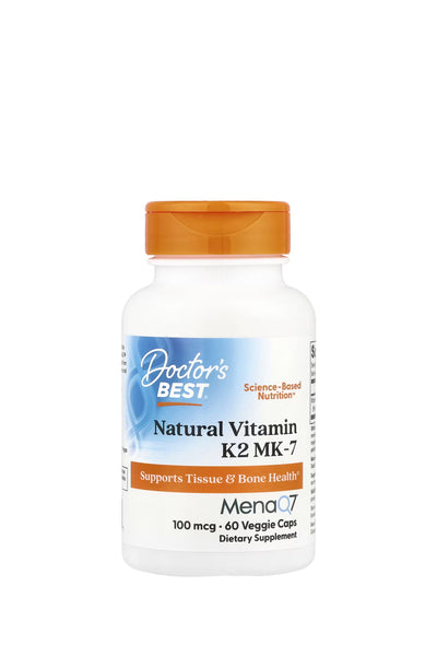 DOCTOR'S BEST Natural Vitamin K2 MK-7 with MenaQ7 100mcg 60s - Life Pharmacy St Lukes
