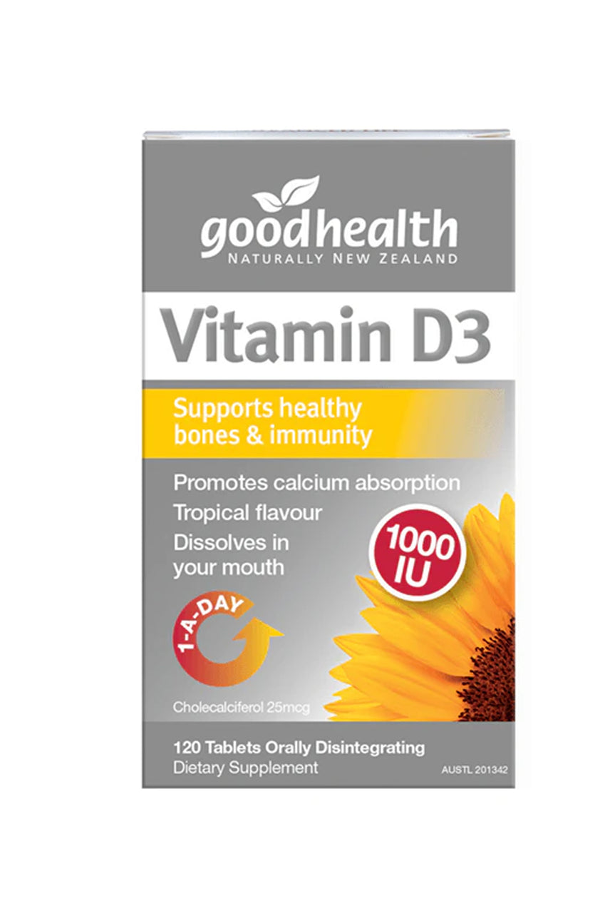 GOOD HEALTH Vitamin D3 1000IU 120tabs - Life Pharmacy St Lukes