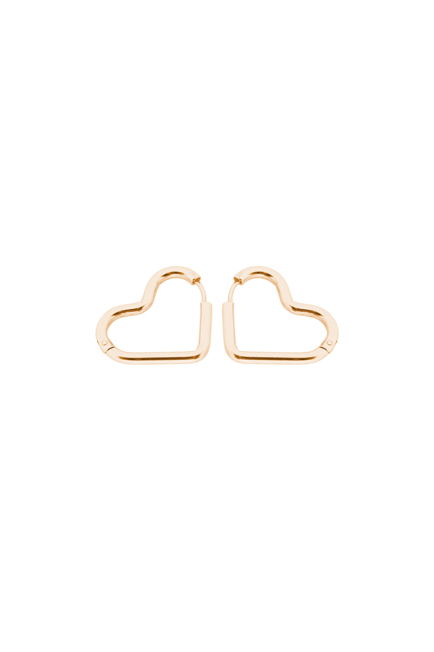 GLAM Gold Heart Click Hoop - Life Pharmacy St Lukes