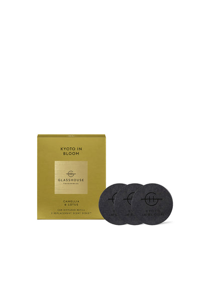 GLASSHOUSE FRAGRANCES Kyoto in Bloom Car Diffuser REFILL 3pk - Life Pharmacy St Lukes