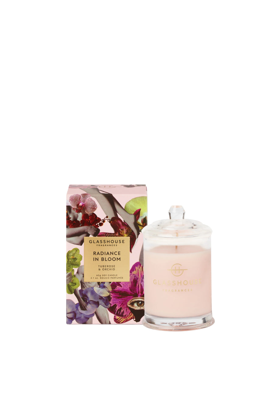 GLASSHOUSE FRAGRANCES Radiance In Bloom Candle 60g - Life Pharmacy St Lukes