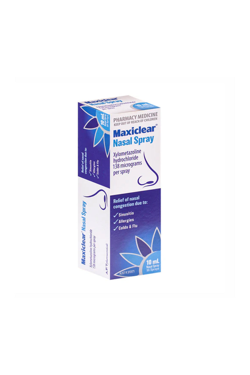 MAXICLEAR Xylometazoline Nasal Spray 10ml - Life Pharmacy St Lukes