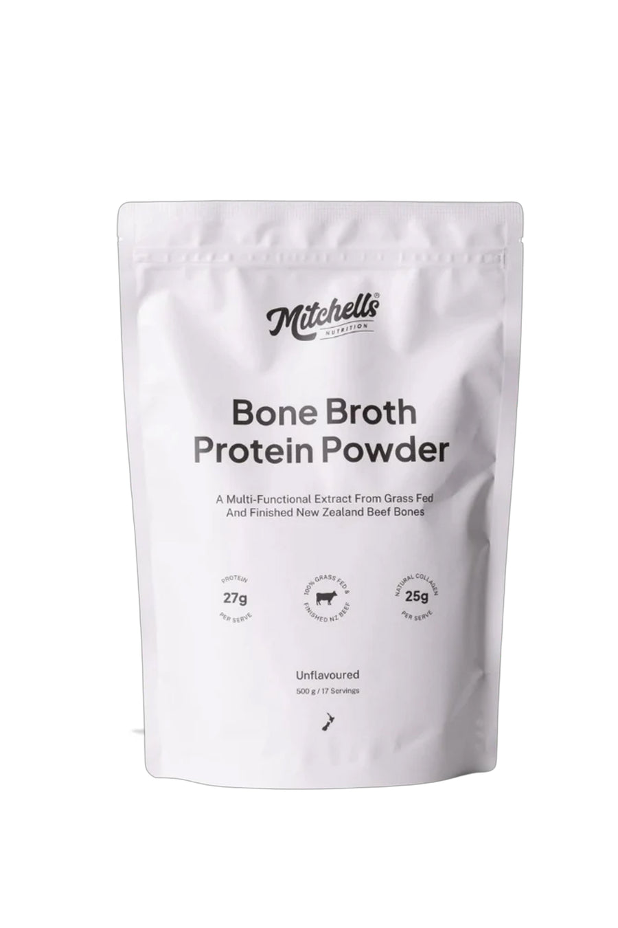 MITCHELLS Bone Broth Protein Powder Unflavoured 500g - Life Pharmacy St Lukes