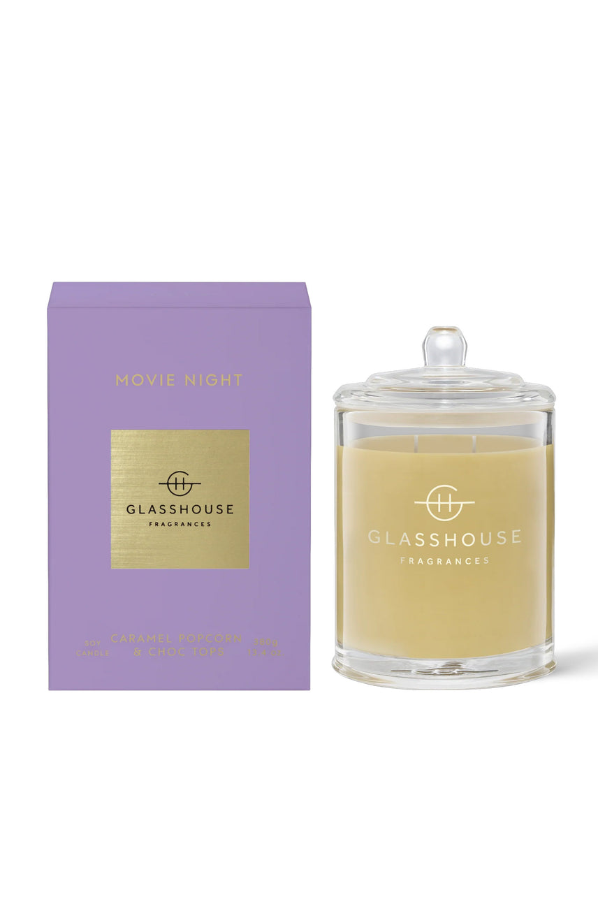 GLASSHOUSE FRAGRANCES Movie Night Candle 380g - Life Pharmacy St Lukes