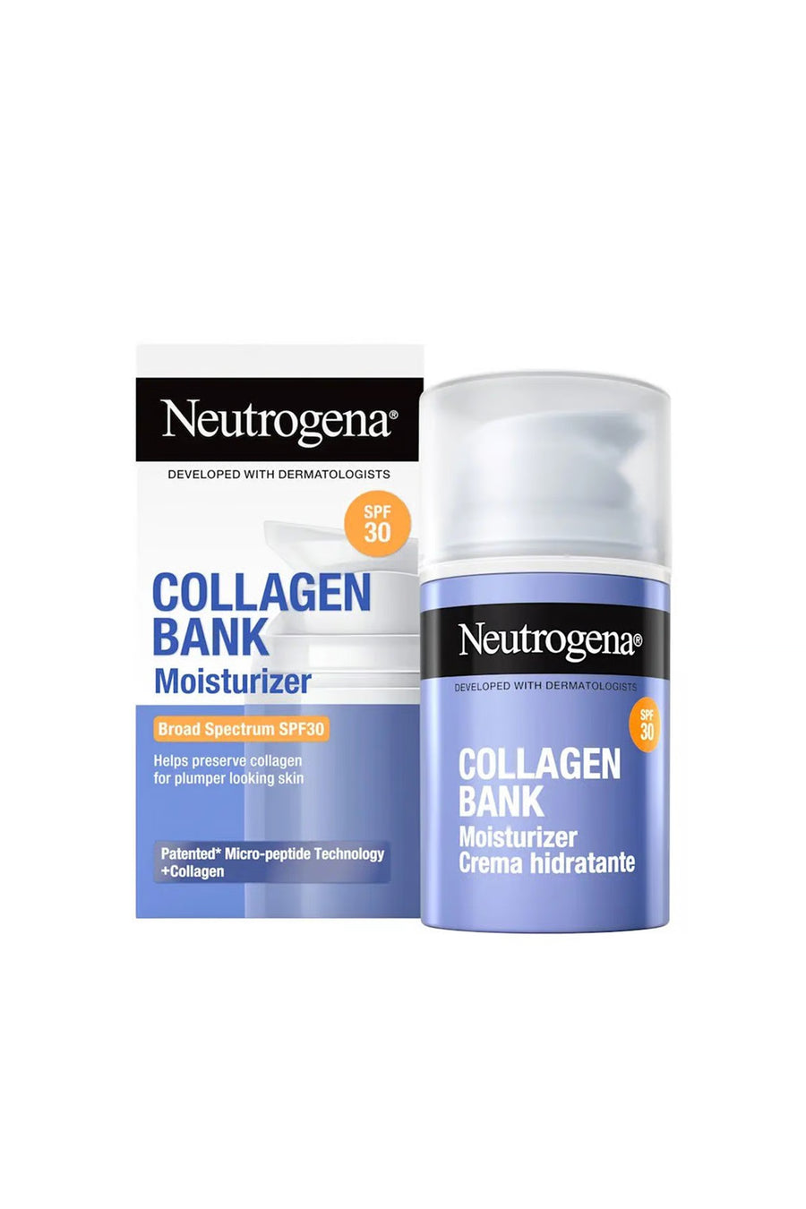 NEUTROGENA Collagen Bank Facial Moisturiser SPF 30 59ml - Life Pharmacy St Lukes