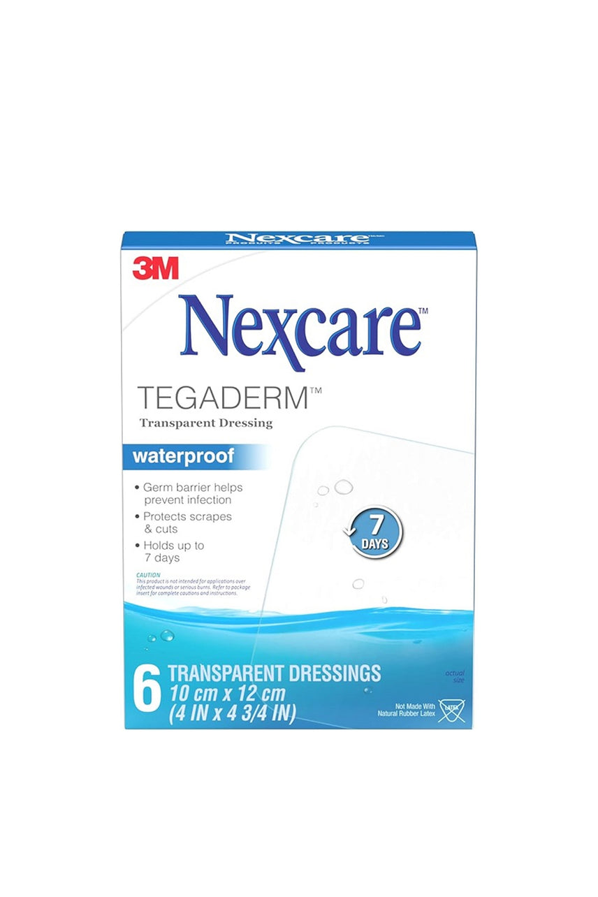 NEXCARE Tegaderm Waterproof Transparent Dressing 10x12 cm 6s - Life Pharmacy St Lukes