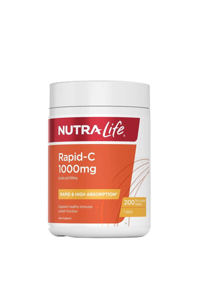 NUTRALIFE Rapid-C 1000mg Tablets 200s - Life Pharmacy St Lukes