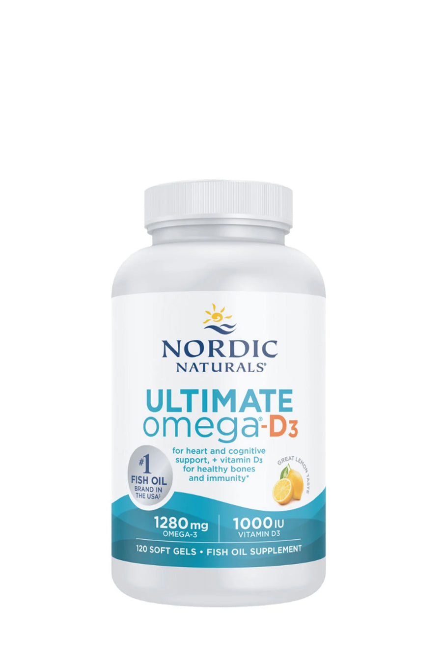 NORDIC NATURALS Ultimate Omega D3 Lemon 120s - Life Pharmacy St Lukes