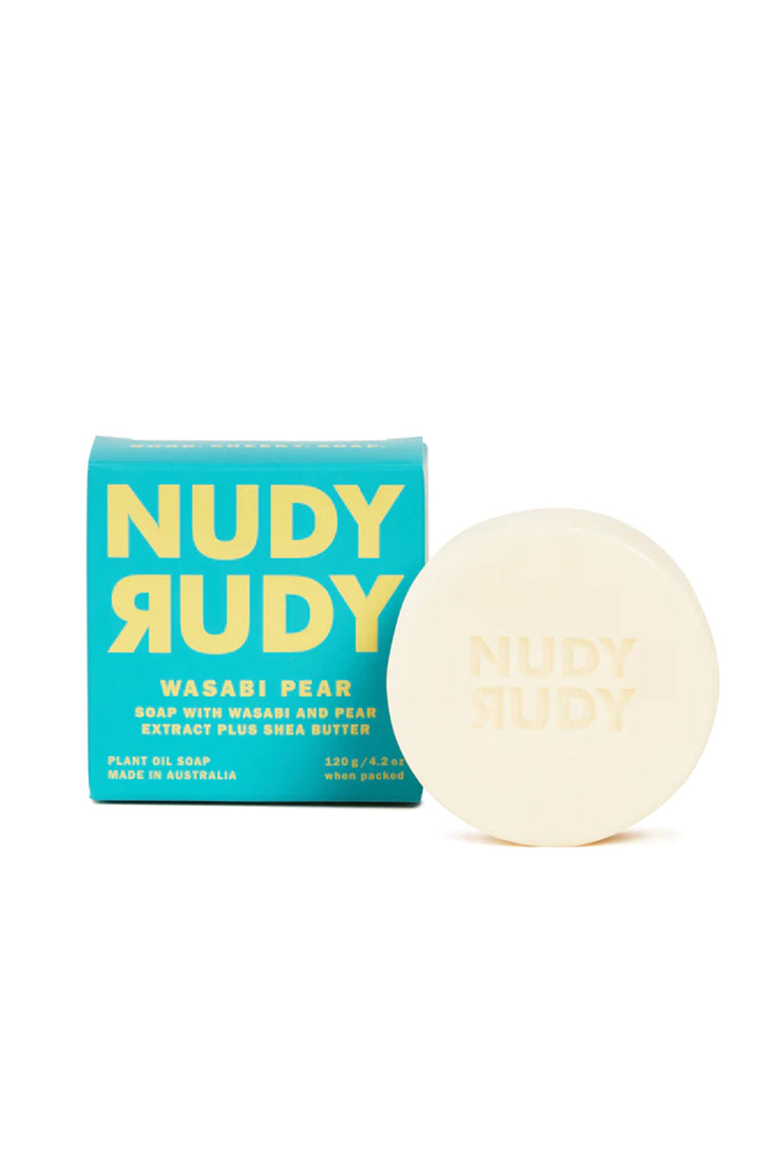 NUDY RUDI  Wasabi Pear Soap 120g - Life Pharmacy St Lukes
