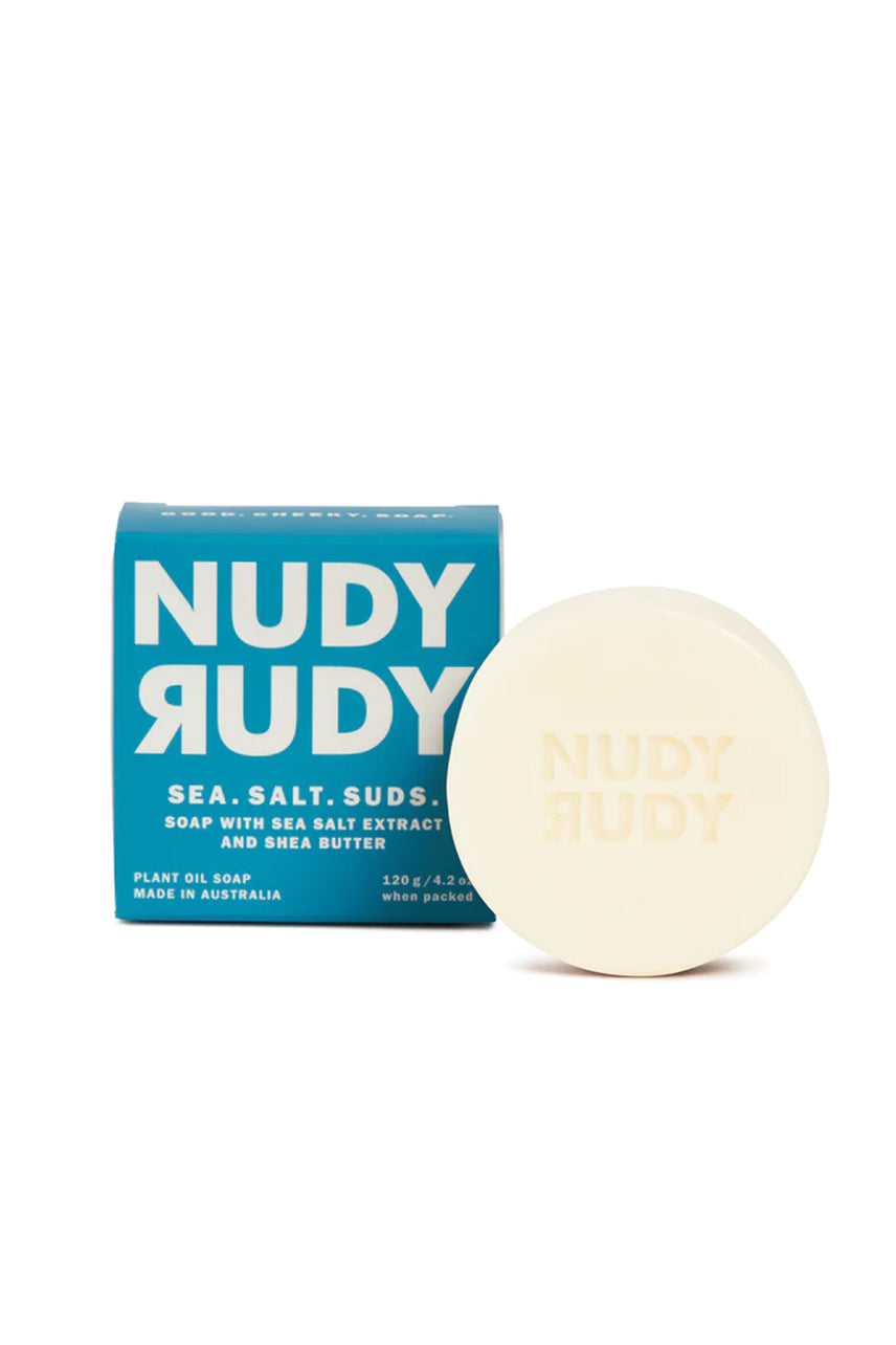 NUDY RUDY Sea Salt Suds Soap 120g - Life Pharmacy St Lukes