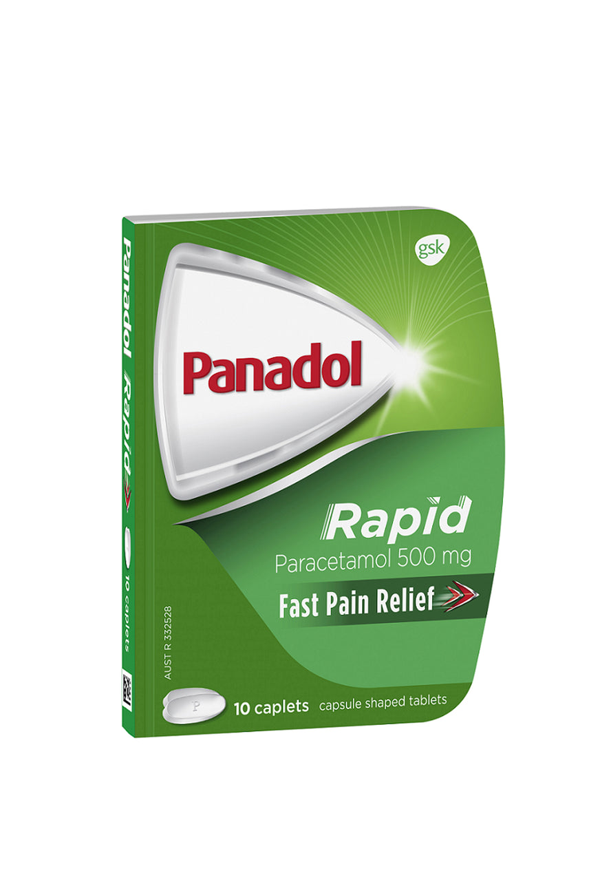PANADOL Rapid Caplets Handipak 10 - Life Pharmacy St Lukes