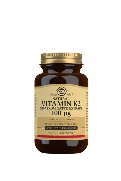 SOLGAR Vitamin K2 100mcg 50 Capsules - Life Pharmacy St Lukes