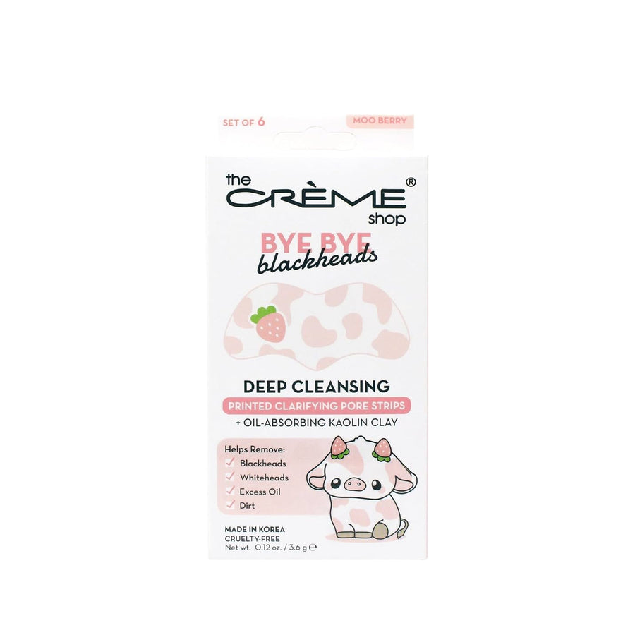 THE CREME SHOP Print Nose Strips Moo Berry 6s