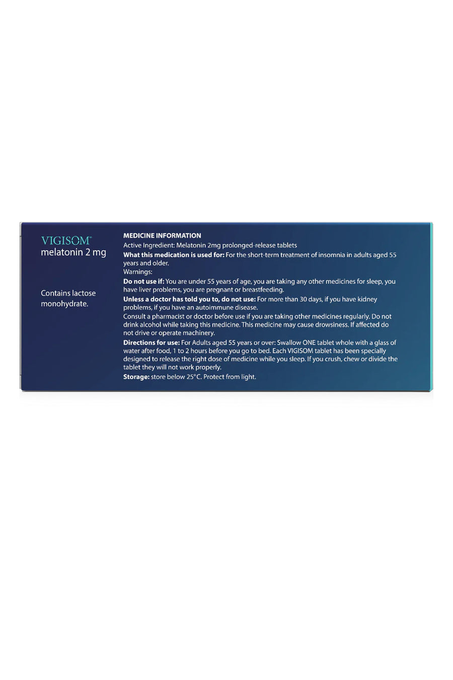 VIGISOM Melatonin 2mg 30 Tablets - Life Pharmacy St Lukes