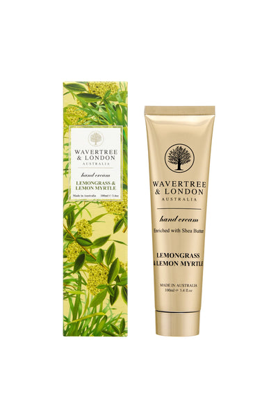 WAVERTREE & LONDON Hand Cream Lemongrass & Lemon Myrtle 100ml - Life Pharmacy St Lukes