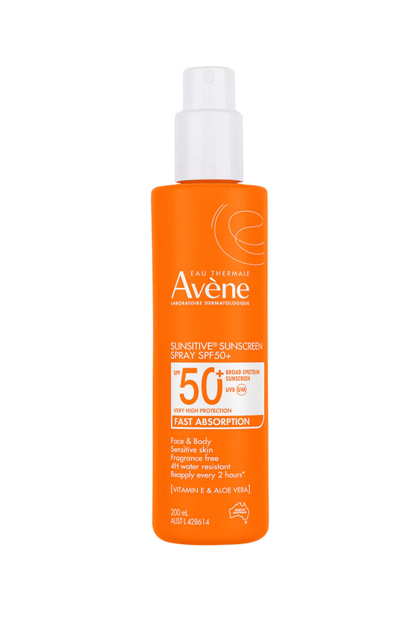 AVENE Sunsitive Sunscreen SPF50+ Adult Spray 200ml - Life Pharmacy St Lukes