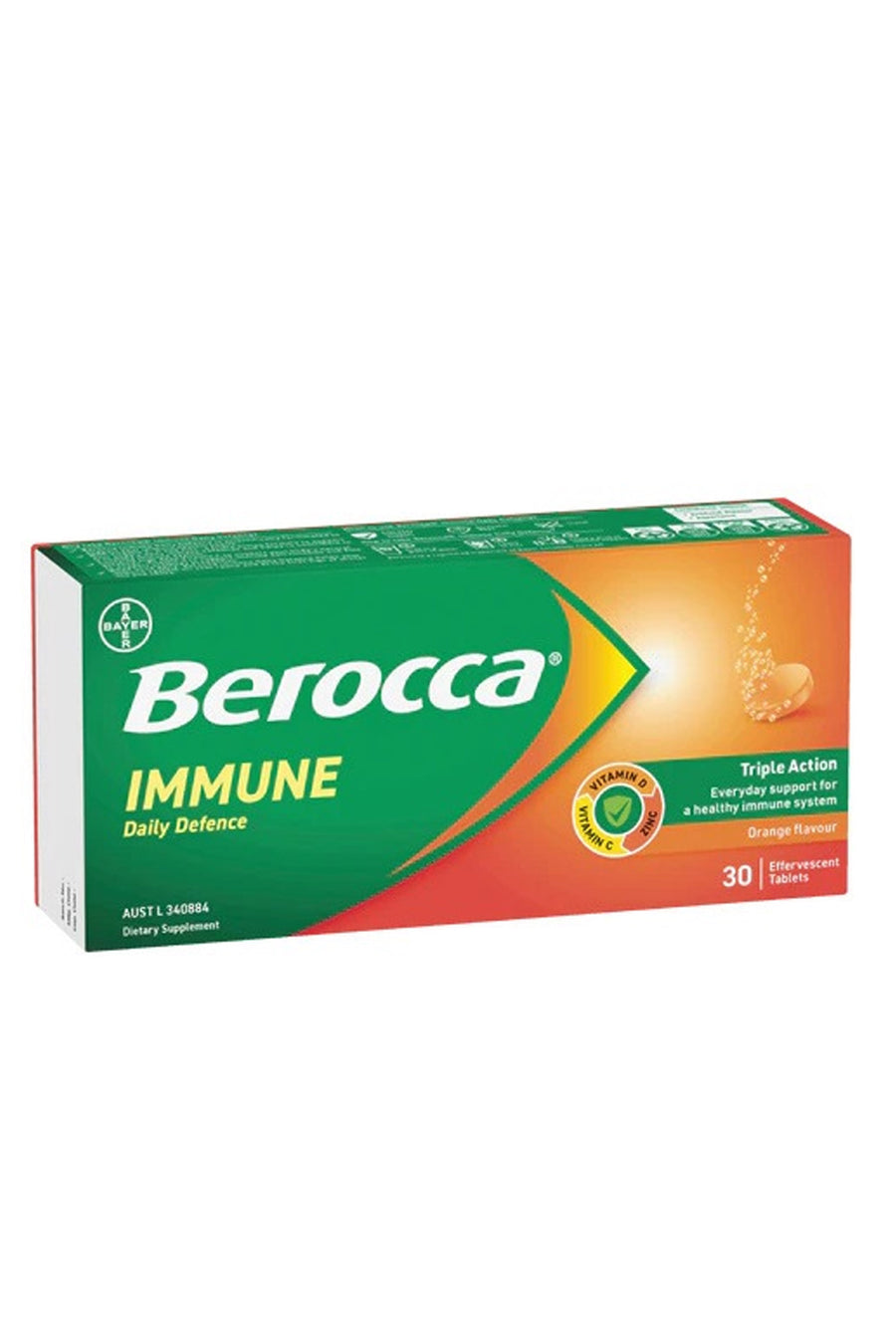 Berocca Immune Daily Defence Orange 30s - Life Pharmacy St Lukes