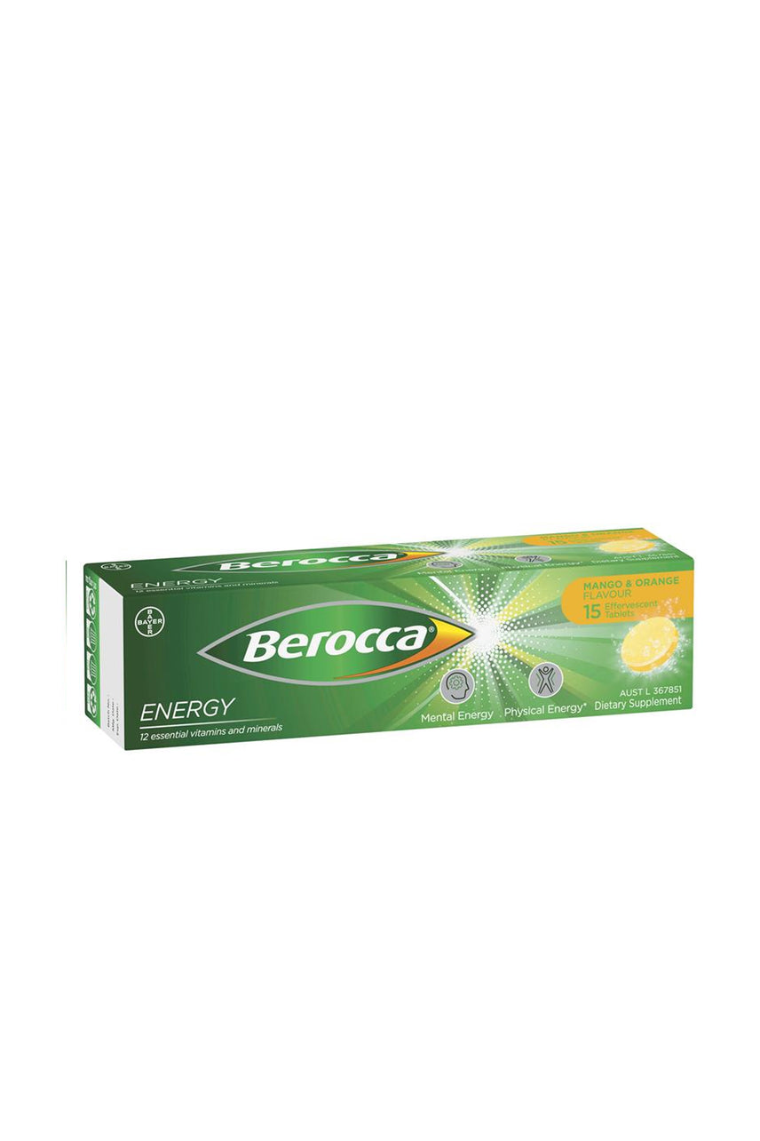 BEROCCA Energy Mango and Orange 15s - Life Pharmacy St Lukes