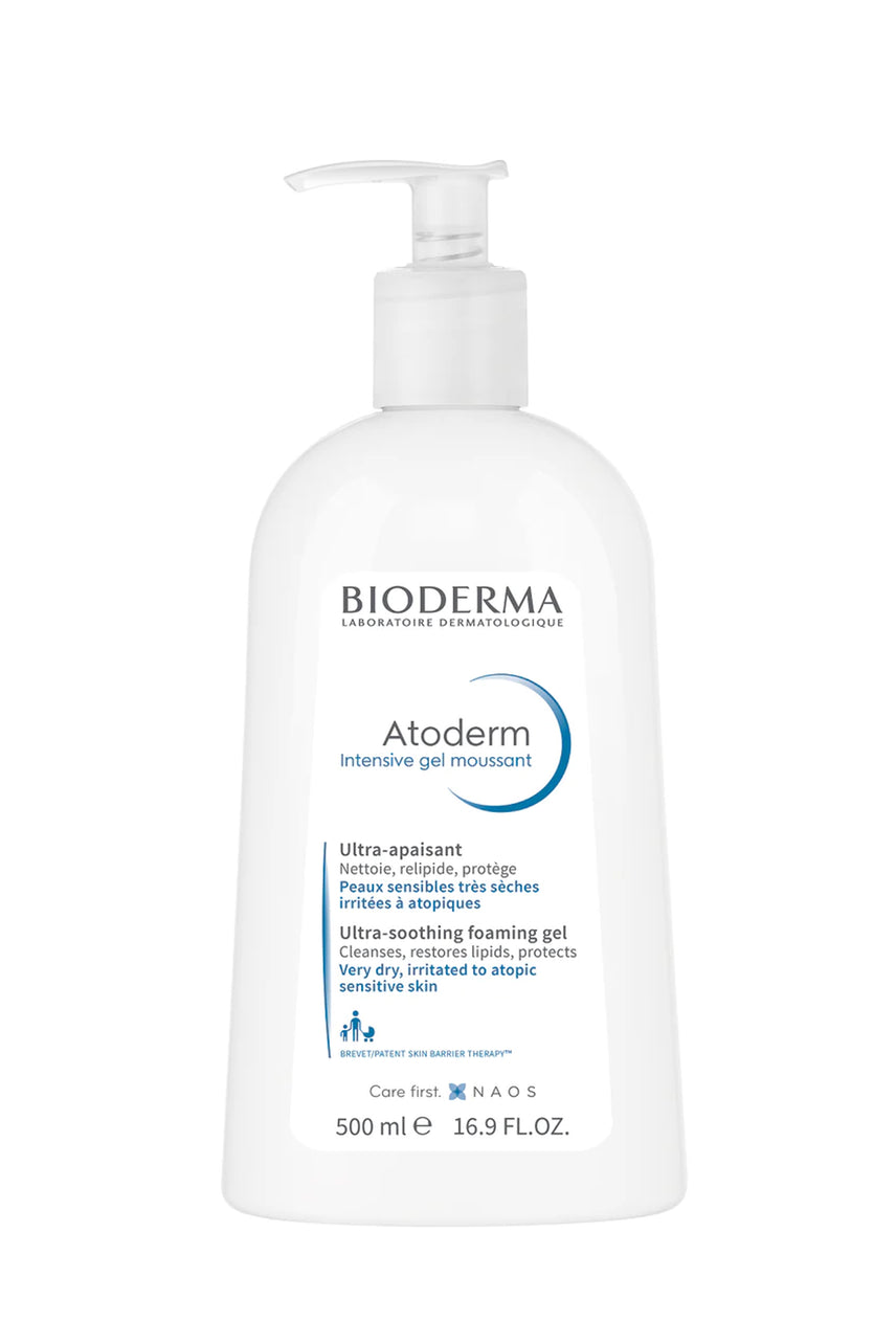 BIODERMA Atoderm Intensive Gel Moussant Hydrating Foaming Cleanser 500ml - Life Pharmacy St Lukes