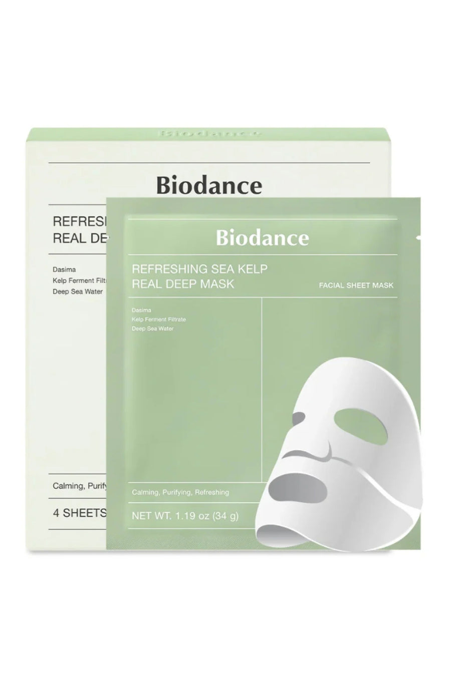 BIODANCE Refreshing Sea Kelp Real Deep Mask 4pk - Life Pharmacy St Lukes