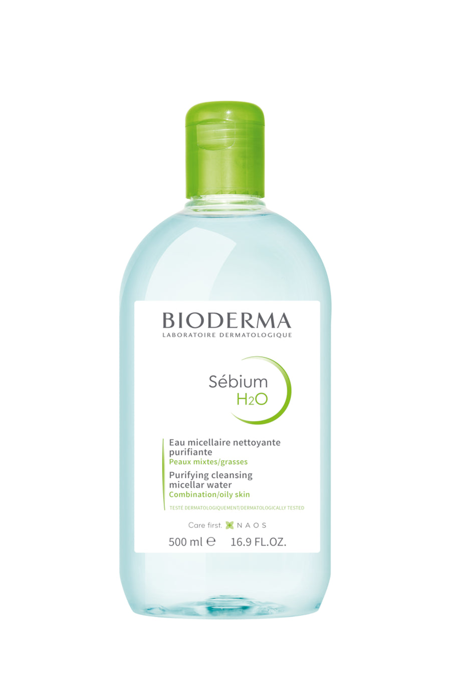 BIODERMA Sébium H2O Purifying Micellar Water Cleanser 500ml - Life Pharmacy St Lukes