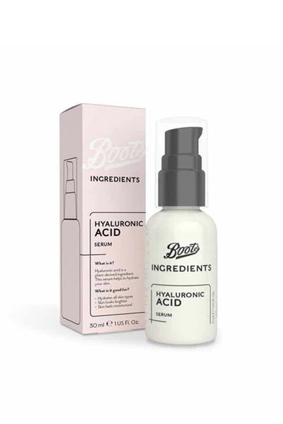 BOOTS Ingredients Hyaluronic Acid Serum 30ml - Life Pharmacy St Lukes