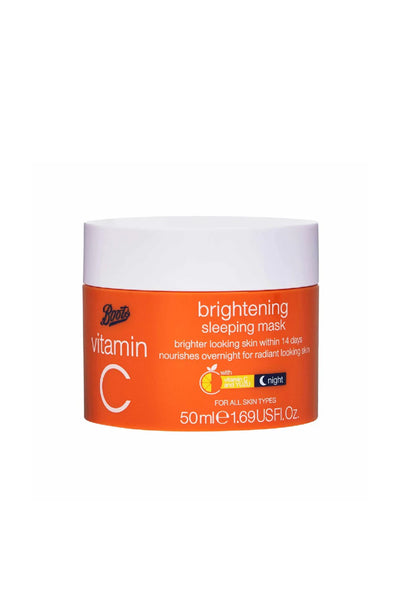 BOOTS Vitamin C Brightening Sleeping Mask 50ml - Life Pharmacy St Lukes