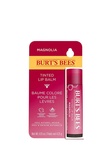 BURTS Bees Tinted Lip Balm Magnolia 4.25g - Life Pharmacy St Lukes