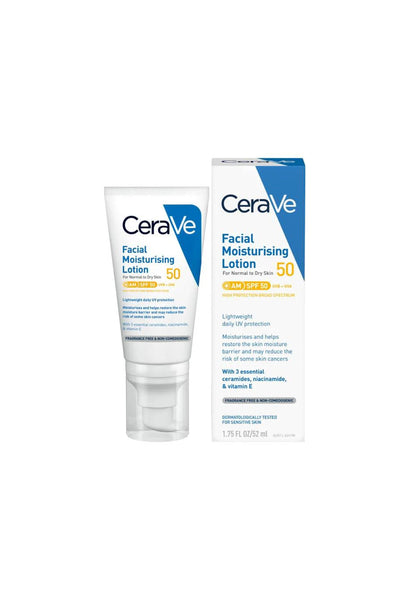 CeraVe Facial Lotion SPF50 52ml - Life Pharmacy St Lukes