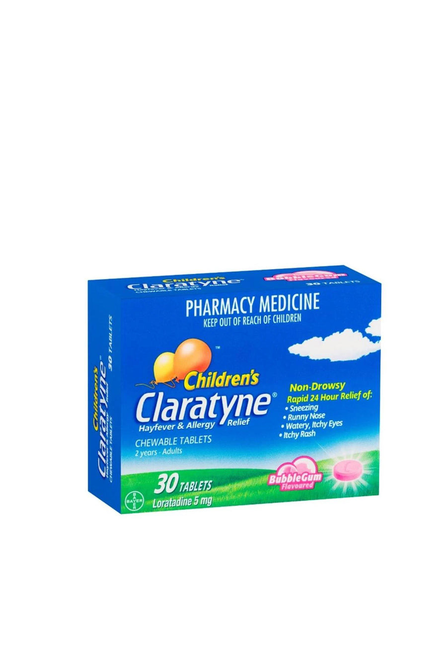 CLARATYNE Bubblegum Chews 5mg 30s - Life Pharmacy St Lukes
