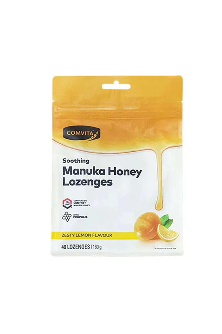 COMVITA Mānuka Honey Lozenges Lemon 40pk - Life Pharmacy St Lukes