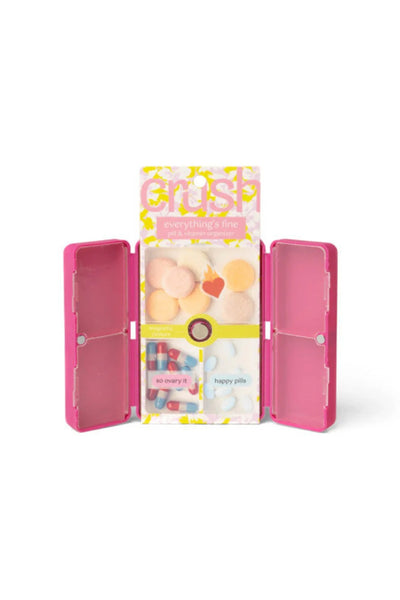 CRUSH Every things Fine Pill & Vitamin Case (assorted colours) - Life Pharmacy St Lukes