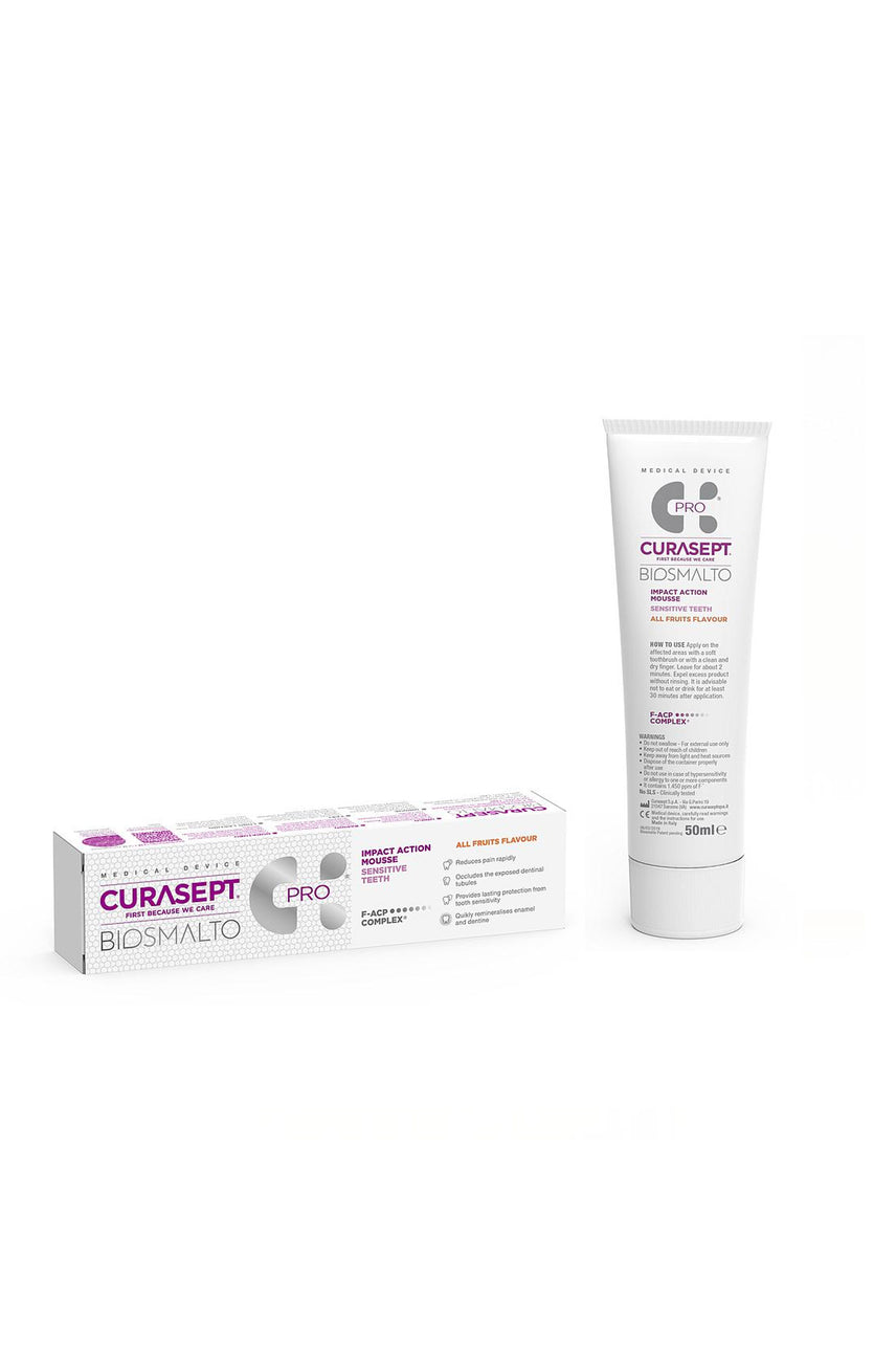 CURASEPT Biosmalto Impact Action Tooth Mousse Fruit 50ml - Life Pharmacy St Lukes