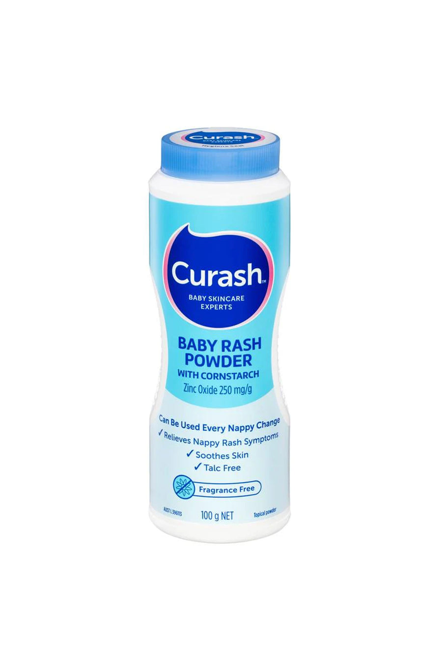 CURASH Baby Rash Powder Cornstarch 100g - Life Pharmacy St Lukes