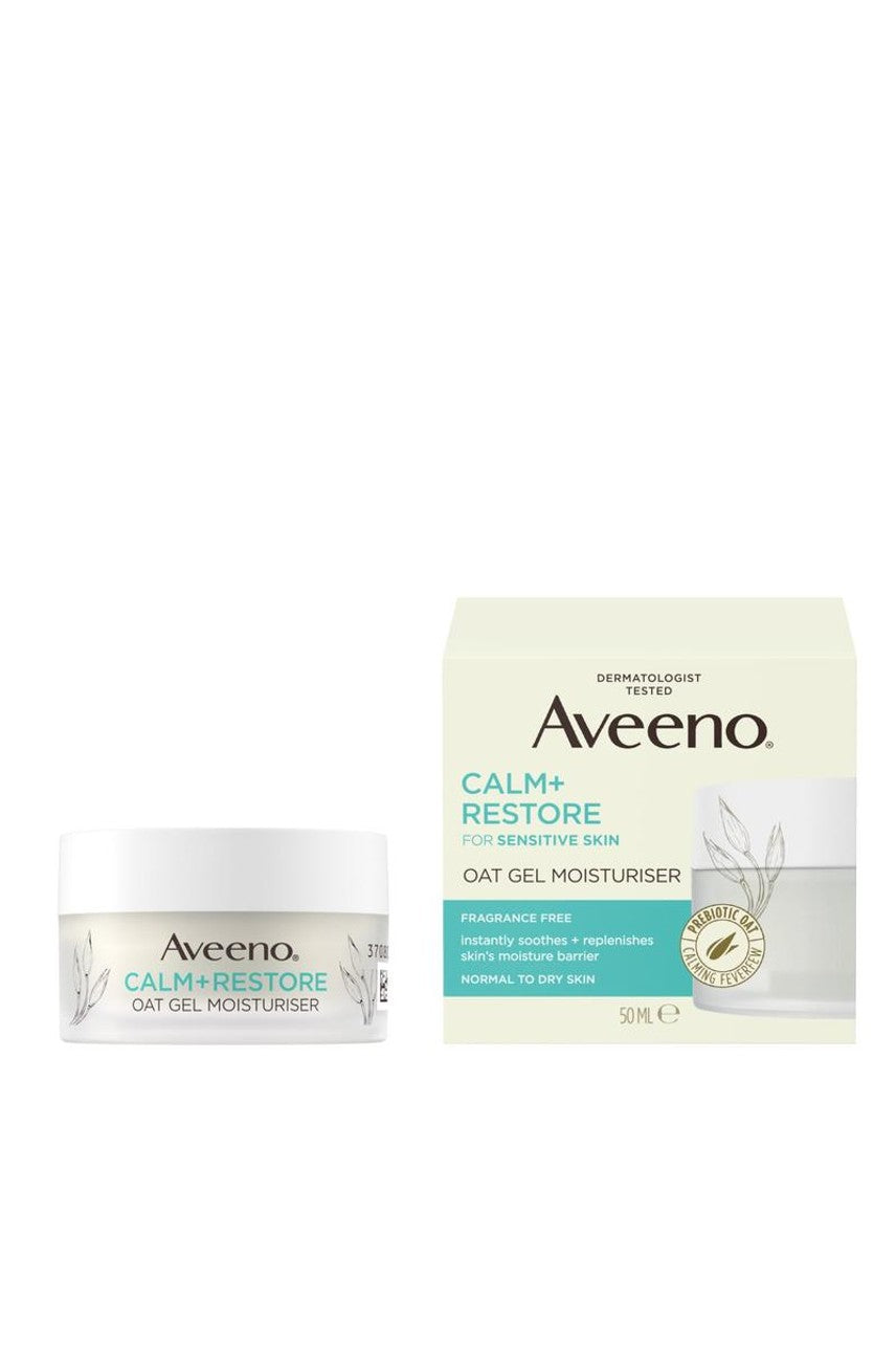 Aveeno Calm + Restore Oat Gel Moisturiser 50ml - Life Pharmacy St Lukes