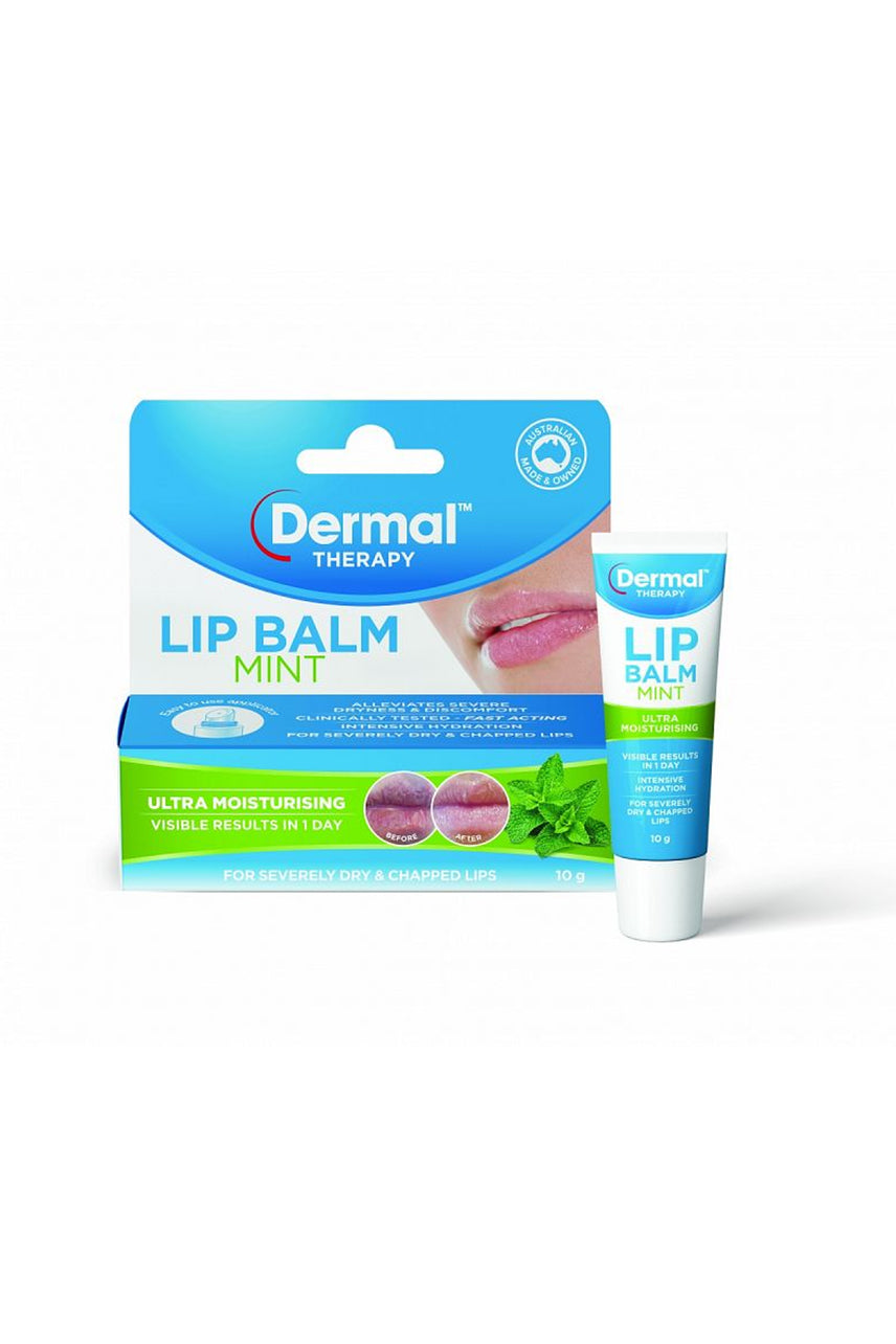DERMAL THERAPY Lip Balm Mint 10g - Life Pharmacy St Lukes