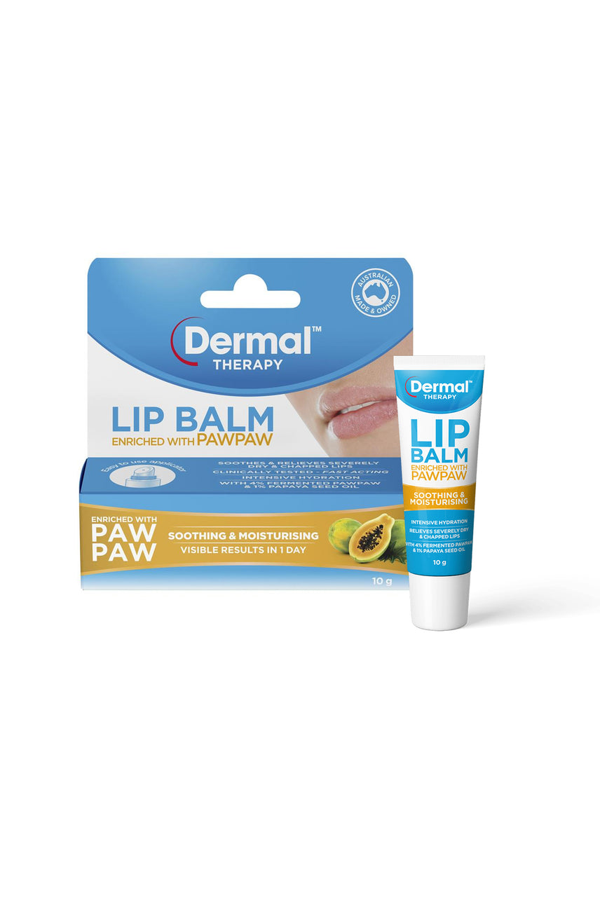 DERMAL THERAPY Lip Balm Paw Paw 10g - Life Pharmacy St Lukes