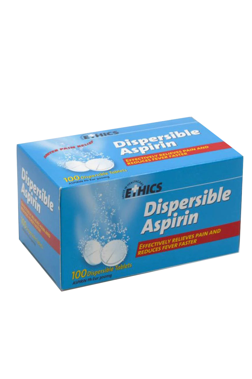 ETHICS Aspirin Dispersible 300mg 100 Tablets - Life Pharmacy St Lukes