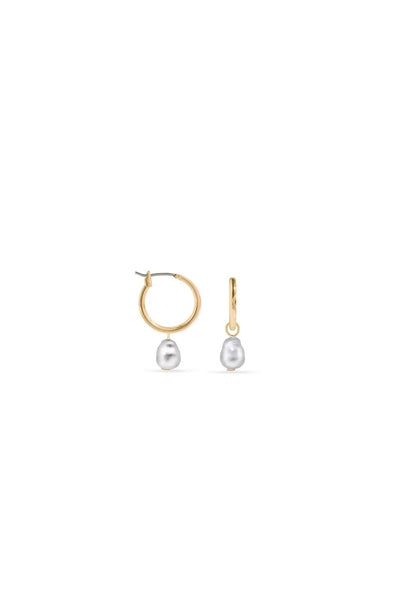 EarSense Gold Crystal Heart Drop Eurowire - Life Pharmacy St Lukes