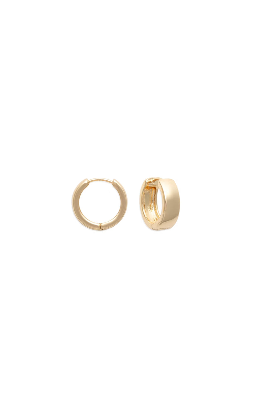 EarSense Gold 19mm Plain Huggie - Life Pharmacy St Lukes