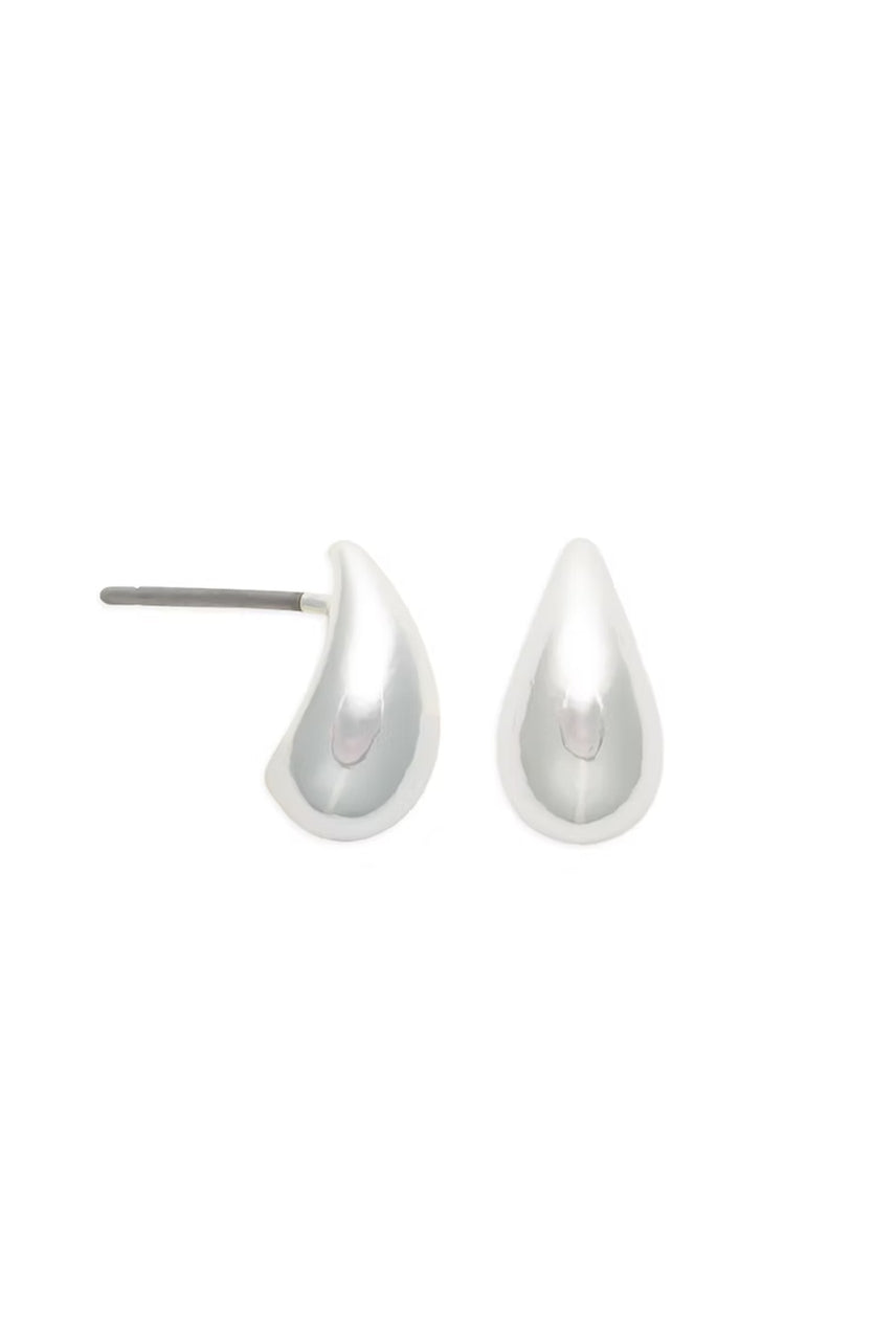 EarSense Silver Small Puff Teardrop Stud - Life Pharmacy St Lukes